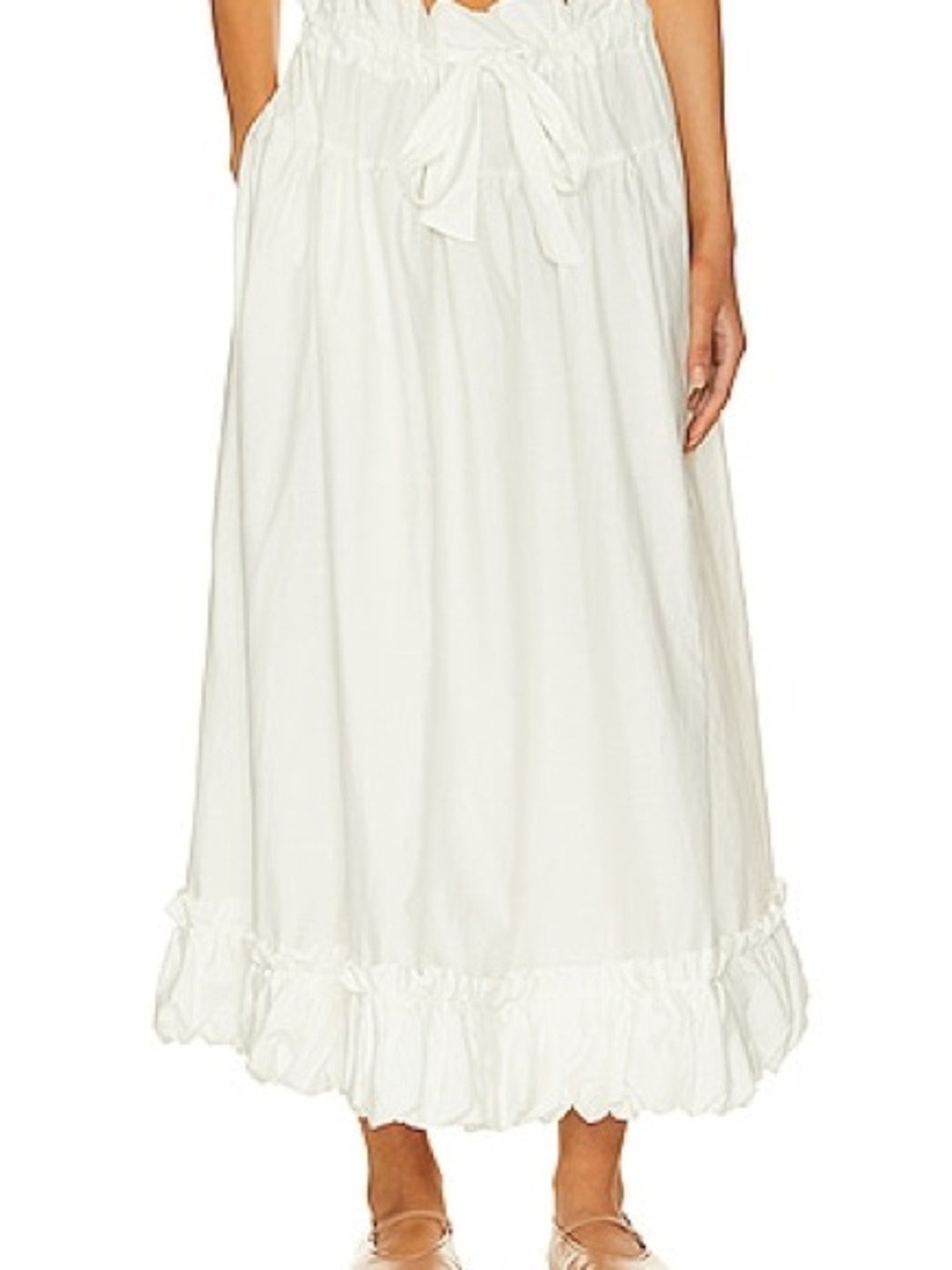 Free People Favorite Part Midi Skirt Boho Cottagecore Festival Neutral Color